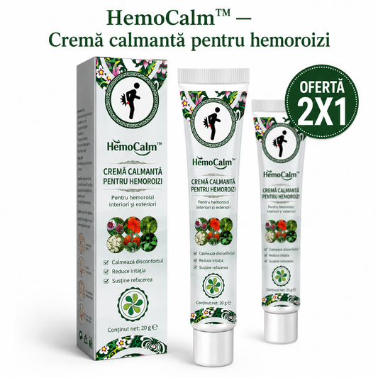 HemoCalm™ — Cremă calmantă pentru hemoroizi
